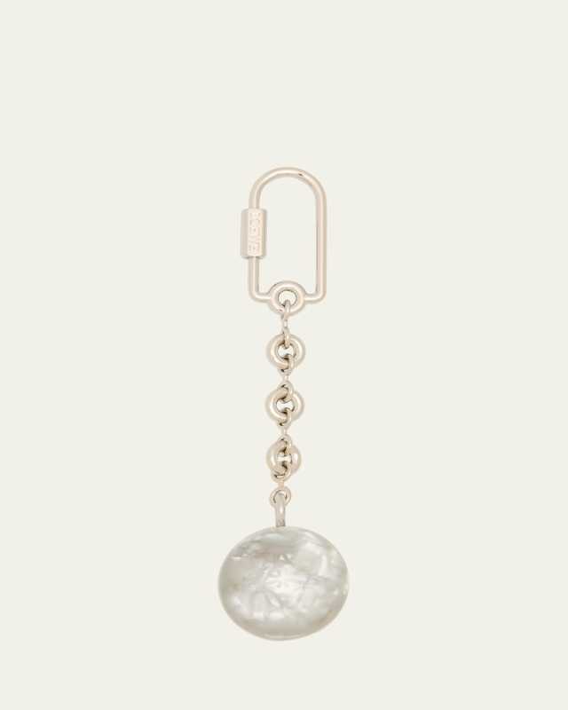Pearly Pebbled Anagram Keyring